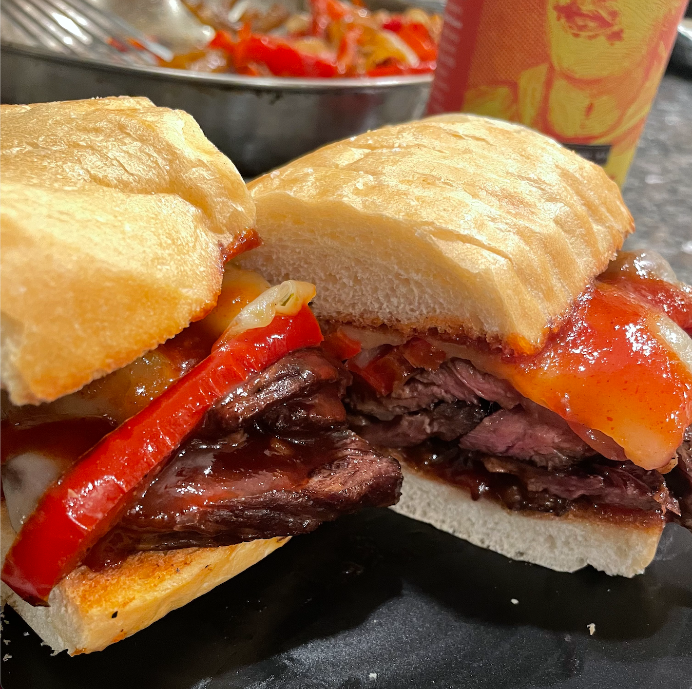 Saucy Mambo Steak Sandwich